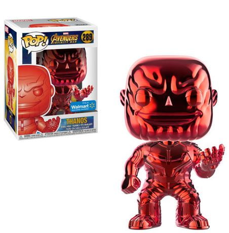 Funko POP! Marvel: Avengers Infinity War - Red Thanos Chrome Vinyl Figure  (Walmart Exclusive)