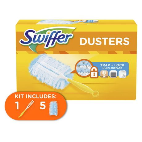 Swiffer Dusters Dusting Kit, 5 Count, 1 Handle