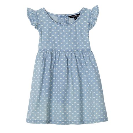 George Toddler Girls’ Chambray Dress | Walmart Canada