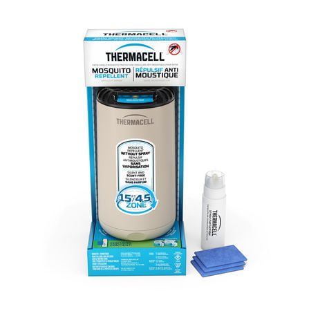 Thermacell Mosquito Repellent, Patio Shield - Linen, Mosquito Repellent Device