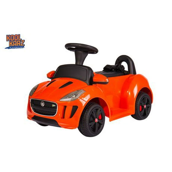 Kool Karz Jaguar F-Type Ride on Toy Car - Small - Orange