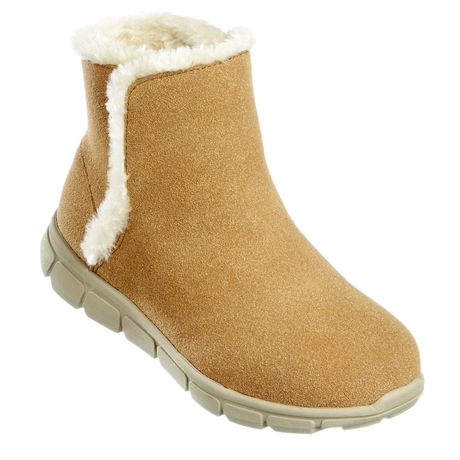 George Girls’ Faux Fur-Lined Ankle Boots | Walmart Canada