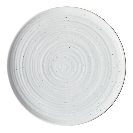 Better Homes & Gardens Coupe White Ceramic Dinner Plate, 10.71 inch, 1 piece, 10.7 inch, Ceramic