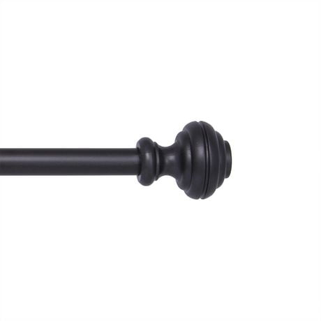 Mainstays 48 in. - 86 in. Curtain Rod, 1/2 in. Diameter, 1/2 in ...