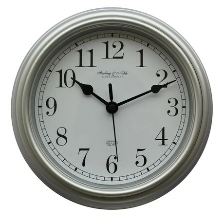 silver clock replacement clock clock part replacement battery operated clock