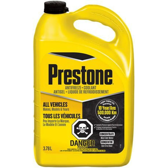 Prestone® Concentrate Antifreeze Coolant with Cor-Guard™, Prestone® Antifreeze Coolant with Cor-Guard™