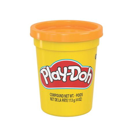 Play-Doh, pot individuel de pâte à modeler orange tropical vif de 112 g