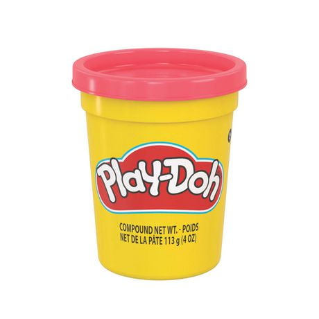 Play-Doh, pot individuel de pâte à modeler rose fluo de 112 g À partir de 2 ans