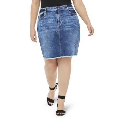 George Women's Taped Denim Mini Skirt | Walmart Canada