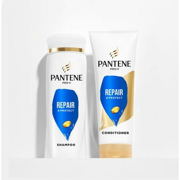Pantene Shampoo and Conditioner, Repair and Protect for Damaged and Bleached Hair, Safe for Color Treated Hair, 1 Kit