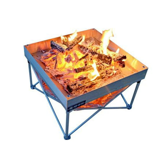 Pop-Up Pit + Heat Shield + Trifold Grill Grate