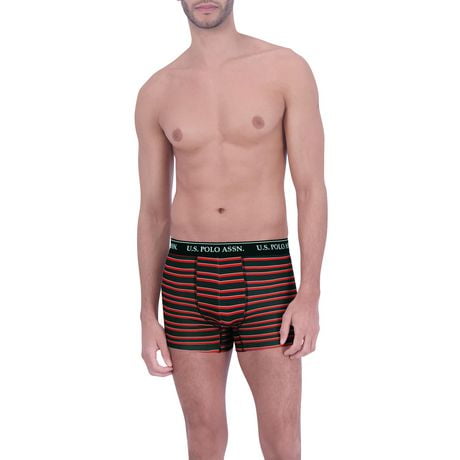 U.S. POLO ASSN. Men's Underwear 4 Pack Ultra Soft Trunks