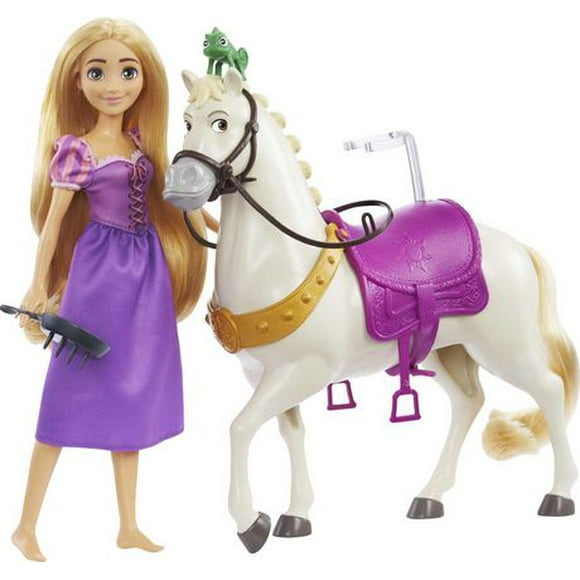 Poupée explorer le monde en compagnie de son fidèle cheval Maximus du film Disney Raiponce