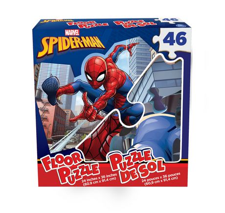 Cardinal Games Marvel's Spider-Man - 46-Piece Floor Puzzle | Walmart Canada