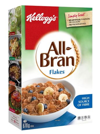 Kellogg's All-Bran Flakes Cereal, 670g | Walmart.ca