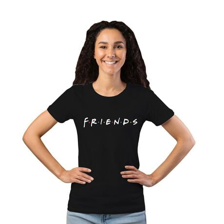 T-shirt à manches courtes avec logo Friends pour femme