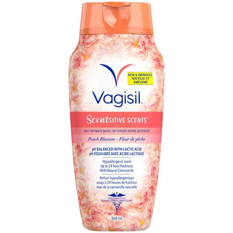 Vagisil Scentsitive Scents Peach Blossom Daily Intimate Wash, 360ml