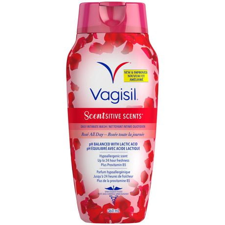 Vagisil Scentsitive Scents Rose All Day Daily Intimate Wash, 360ml