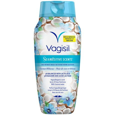 Vagisil Scentsitive Scents Coconut Hibiscus Daily Intimate Wash, 360ml