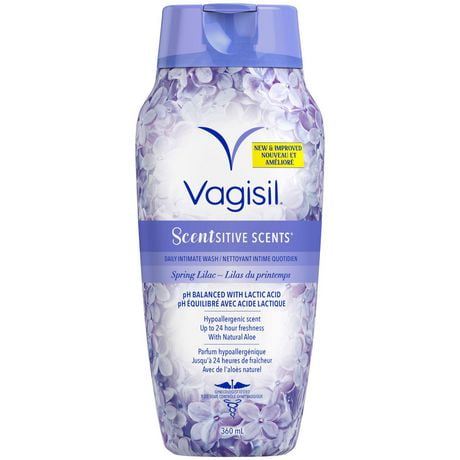 Vagisil Scentsitive Scents Spring Lilac Daily Intimate Wash, 360ml