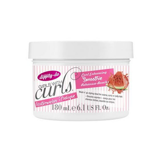 Curl Enhancing Watermelon Smoothie - Deeply Conditions and Maximizes Curl Length - Colour-Safe & Sulfate-Free with Natural Ingredients - For Curly or Coily Hair, 180ml, Watermelon