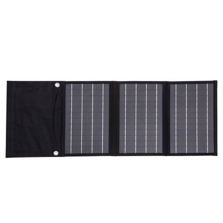 Panneau solaire étanche pliable Technaxx 21W TX-207 - Noir