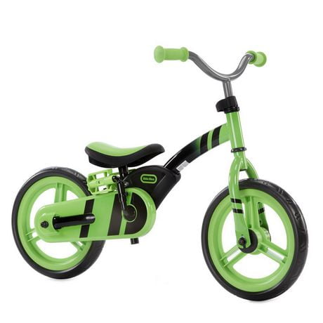 Vélo vert d’apprentissage My First Balance-to-Pedal pour enfants, âge 2-5 ans, 12 pouces