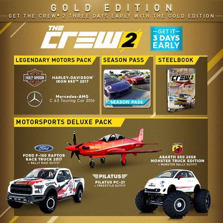 The Crew 2 Gold Edition Xbox One Walmart Canada
