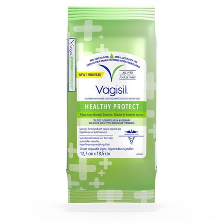 Vagisil Healthy Protect Wipes, 20 Wipes