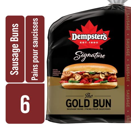 Dempster's® Signature The Gold Sausage Buns, Pack of 6 Emb. de 6