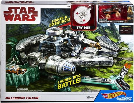 hot wheels star wars millennium falcon
