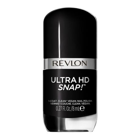 Revlon Ultra HD Snap Vegan Glossy Nail Polish, 8mL, One Coat, Clean, 20-Free & Vegan