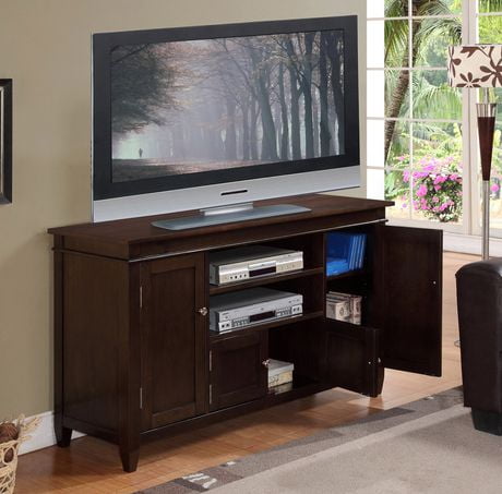 WyndenHall Richland Tobacco Brown Finish High TV Stand | Walmart Canada