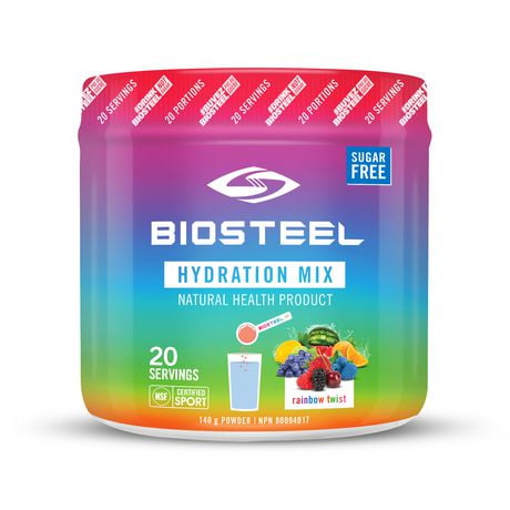 BioSteel Hydration Mix Rainbow Twist Flavour - 20 Servings, Clean, Healthy , Hydration