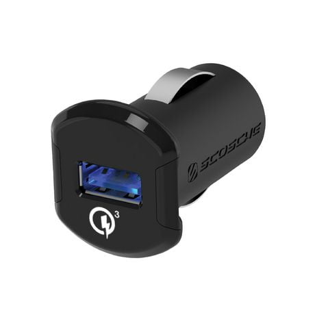 Scosche 18-Watt Quick Charge Car Charger, Mobile Device Charger
