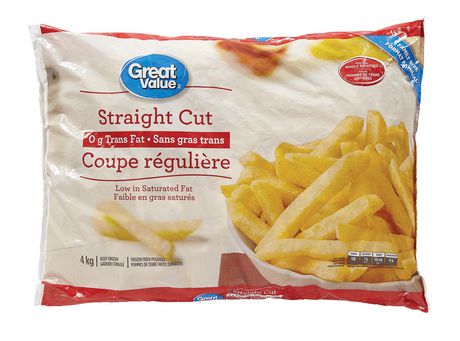 Great Value Straight Cut Frozen Fried Potatoes | Walmart Canada