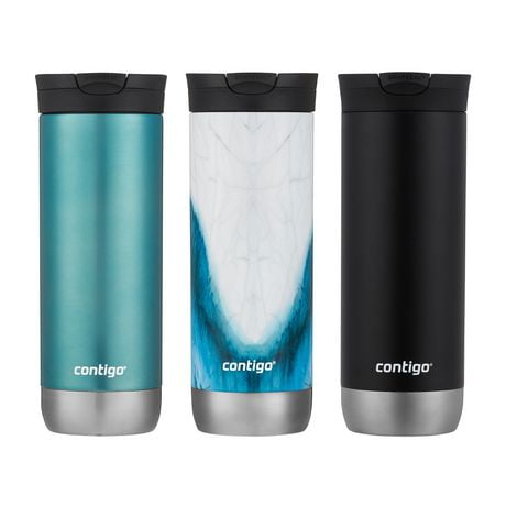 Contigo Huron 2.0 SnapSeal Insulated Travel Tumbler, 20 oz (591 mL), Assorted Colours