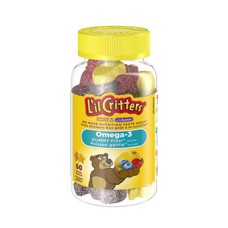 L'il Critters™ Omega 3 Gummy Fish ™ 60ct | Walmart Canada
