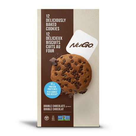NuGo Biscuits Cuits Au Four - Double Chocolat