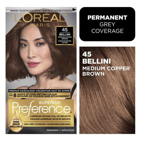 L'Oréal Paris Superior Preference Coloration Permanente Couverture du gris à 100%, 1un