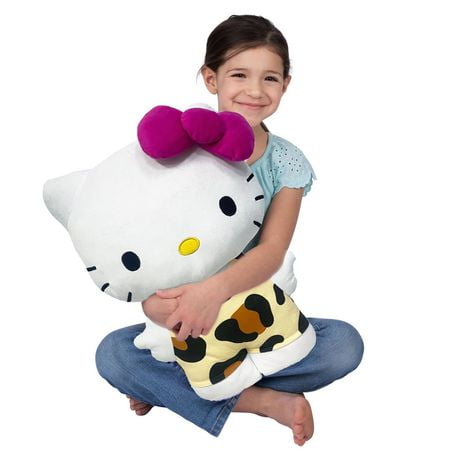 Hello Kitty "Jungle Hello Kitty" Squishy Cuddle Pillow, Hello Kitty Cuddle Pillow