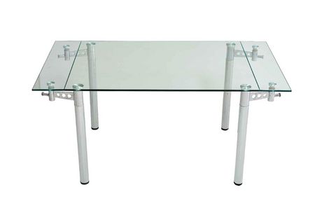 Canadian Michael Big Dining Table, Extendable Glass Dining Table Canada