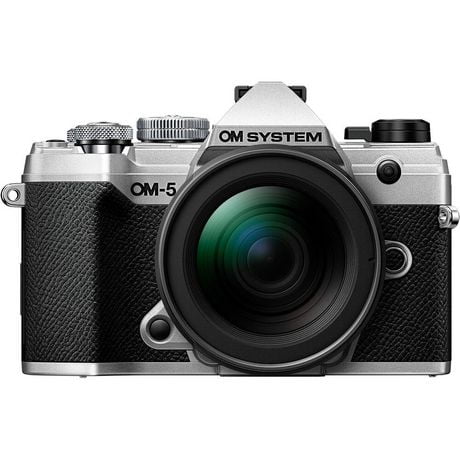OM SYSTEM OM-5 Silver Body with M. Zuiko Digital ED 12-45mm F4.0 PRO Lens Kit