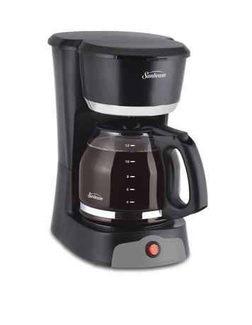 Sunbeam 12 Cup Black Switch Coffee Maker Walmart Canada