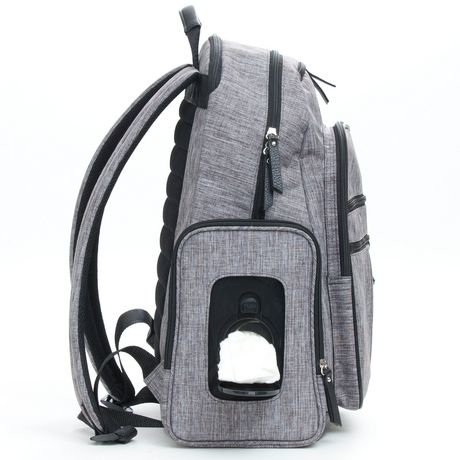 Baby Boom Places and Spaces Backpack Diaper Bag - Grey | Walmart Canada
