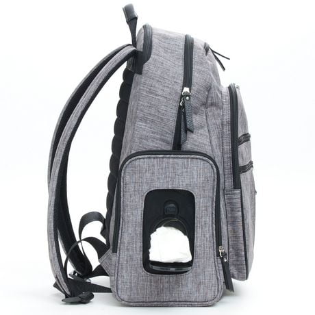 Baby Boom Places and Spaces Backpack Diaper Bag - Grey ...