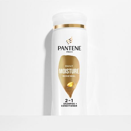 PANTENE PRO-V Daily Moisture Renewal 2 in 1 Shampoo + Conditioner, 12 oz/355 mL