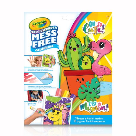 Crayola Mess-Free Color Wonder Pages & Mini Markers, Oh So Cute