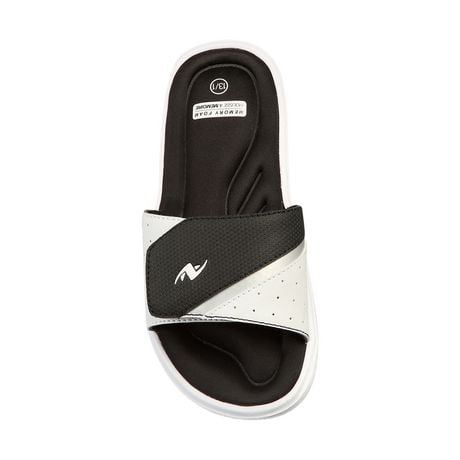 athletic works memory foam slides