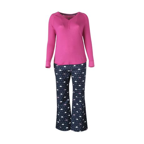 George Plus Women's 2-Piece Pyjama Set | Walmart Canada